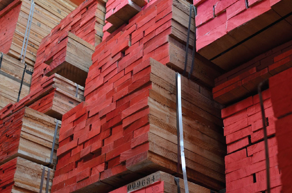 Manufacturas Marpe wood warehouse, we supply raw timber and offer cutting and edging services